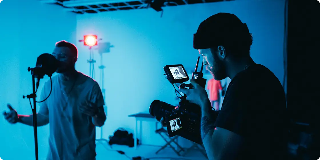 Kaleidoscope Studio - Professional video production team in action on set